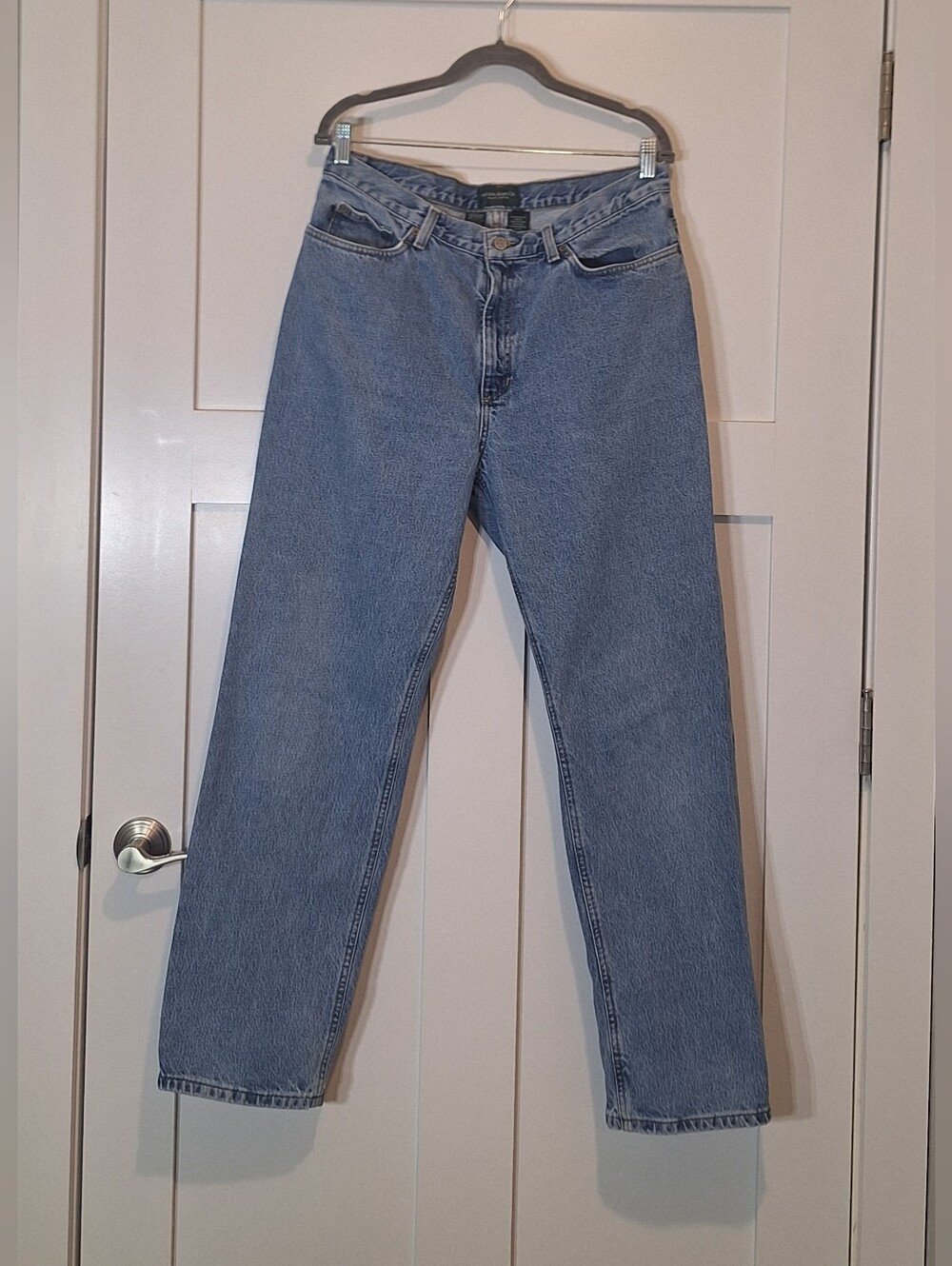 Lauren Jeans Co Ralph Lauren Hi Rise Straight Leg Jeans 100% Cotton Size 14